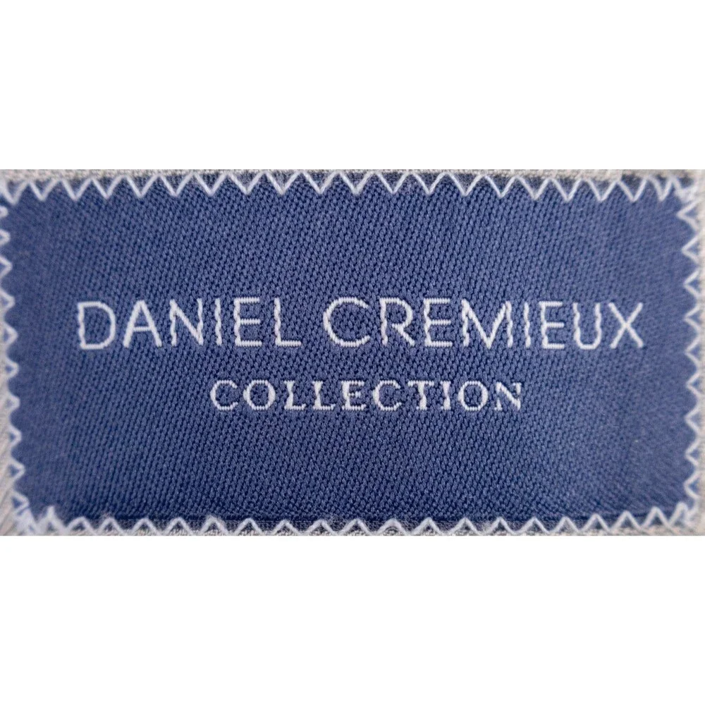 Daniel Cremieux Blazer Sport Coat Houndstooth Sz 39S Three Button Wool Jacket